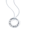 She Is Fierce - Shakespeare Mobius Design Silver Necklace