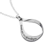There Are No Goodbyes - Gandhi Silver Necklace
