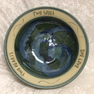Wedding Bowl "Two Hearts"