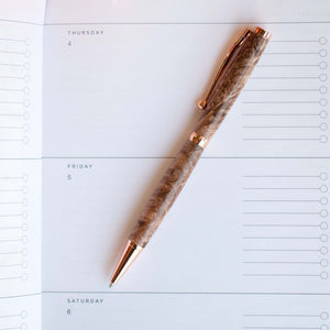 Burl Maple Narrator Pen