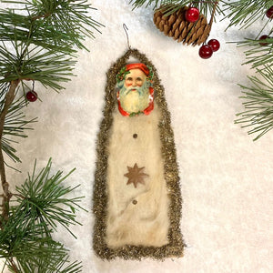 Santa Cotton Ornament