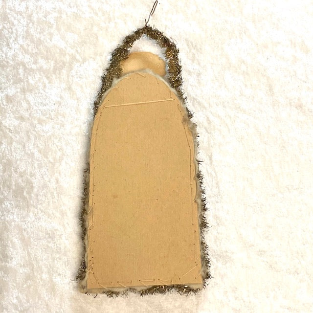 Santa Cotton Ornament