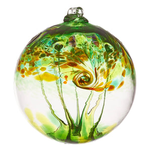 Element Art Glass Ornament - Earth