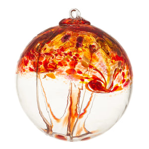 Element Art Glass Ornament - Fire