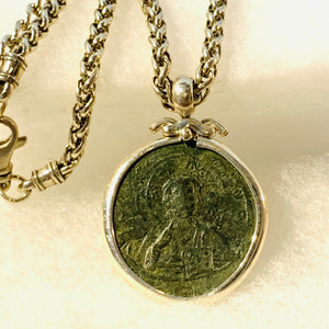 Bust of Christ Coin Necklace 969-1092 AD