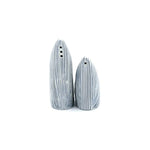 Ada Salt & Pepper Shakers Blue Stripe