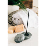 Stone Incense and Candleholder